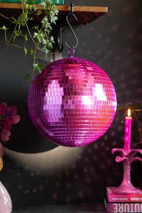 Hot Pink Disco Ball