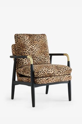 Signature Leopard Print Accent Chair