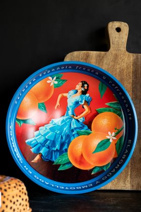Flamenco & Oranges Serving Tray