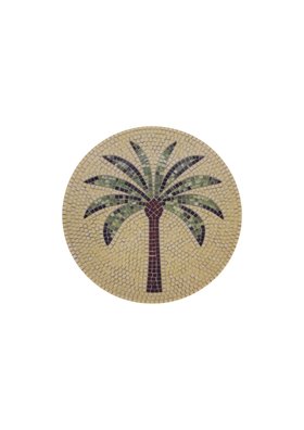 Palm Mosaic Small Side Plate