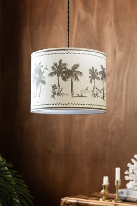Beautiful Desert Island Lampshade