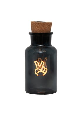 Peace Neon Bottle Light