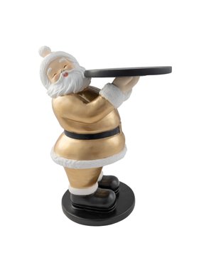 Gold Santa Butler Christmas Decoration