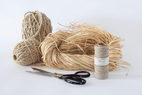 Hemp cord and Raffia ties
