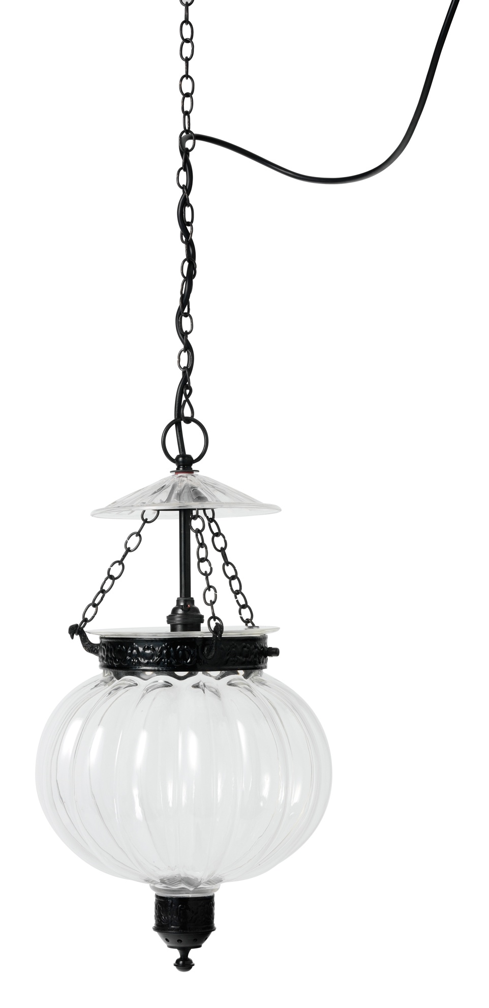 H3-017 - Glass Pumpkin Shaped Mosque Lamp