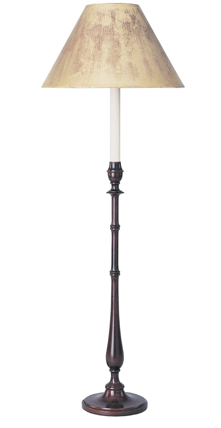 T5-009 - Large Georgian Candlestick Lamp, Mahogany
