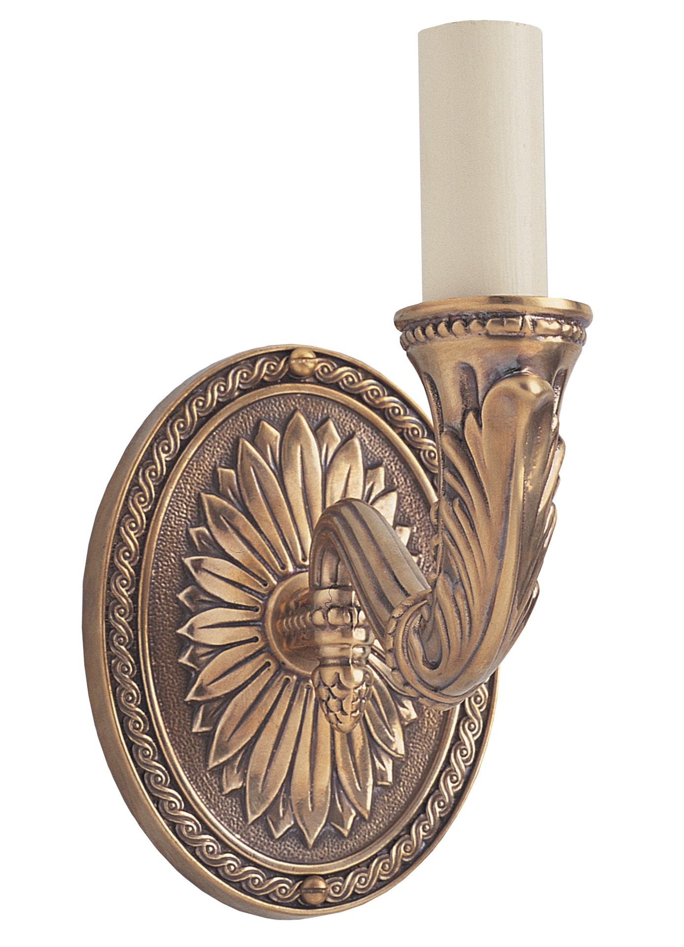 W4-015 - Leaf Arm Empire Wall Light