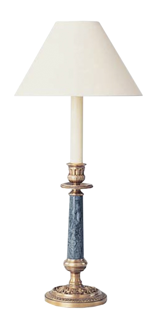 T5-016 - Empire Candlestick with Marble Centre