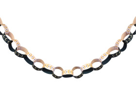 Paper Chain Garland Kit - Moon & Star (Plaster & Midnight)