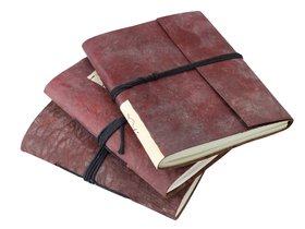 Scaramanga - Small Vintage Leather Notebook
