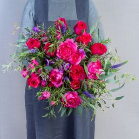 The Real Flower Company Hot Pink Pick Of The Day Bouquet 