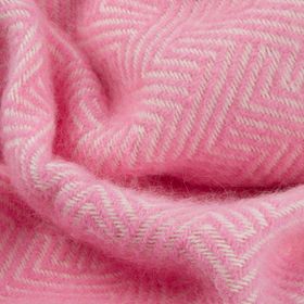 Lollypop - Pure New Wool Blanket - Pink