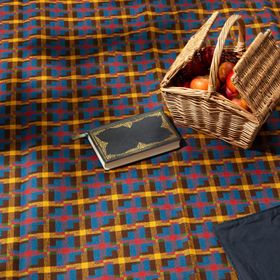 The Wool & Wax Edition Picnic Blanket - Geometrical Checks