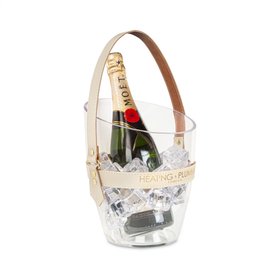 Heating & Plumbing London - Champagne Bucket - Cream Leather Strap
