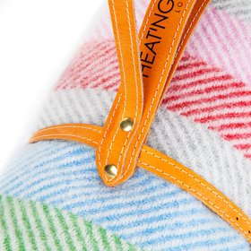 Pure New Wool Picnic Blanket -  Rainbow