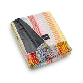 Pure New Wool Picnic Blanket -  Rainbow