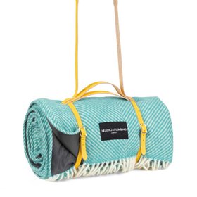 Pure New Wool Picnic Blanket - Cornish Cove
