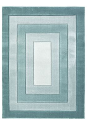 Carpetright Daytona Borders Duck Egg Rug