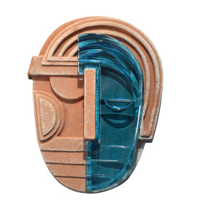 Wall mask aquamarine by Masquespacio