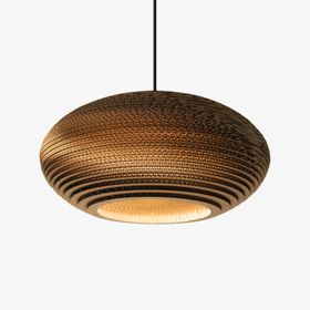Scraplight Disc 16 Pendant Lamp Cardboard