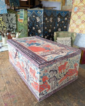 Vintage Chest Painted With Annie Sloan Chalk Paint™ By Melissa White 2