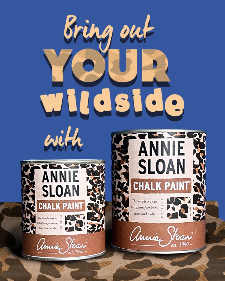 EMBARGOED UNTIL 1/4/26 8am GMT April Fools Leopard Paint Chalk Paint pots