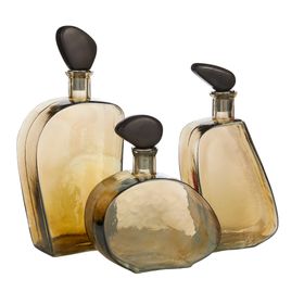 Arteriors, Calhoun Decanters Set Of 3, £697