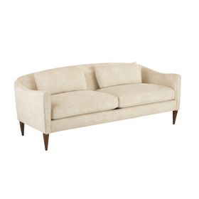 Arteriors, Vincent Sofa Textured Ivory Dark Walnut, £5179