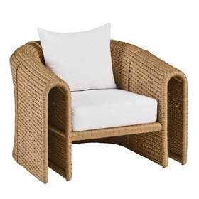 Arteriors, Julien Open Arm Outdoor Lounge Chair, £5,143