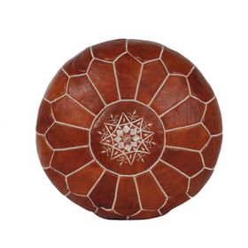 Bohemia Moroccan Pouffes Chestnut