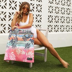 Tesalate Beach Towel - Cali Sunset