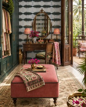 Tropical Pulse Wallpaper by Hattie Lloyd Home