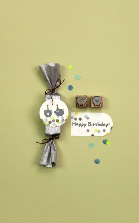 Perlenfischer Stempel Glücksschwein 2