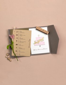 Perlenfischer Stempelset Hochzeit