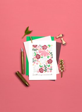 Perlenfischer Stempel Lieblingsmensch