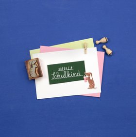 Perlenfischer Stempel Dackel sitzend