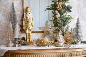 END SEP '25: Cream & Gold Console Table Decorations, from £2.49