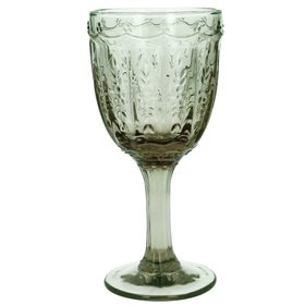 JAN '26: Green Pressed Glass Wine Goblet, £7.99