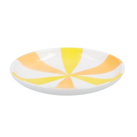 JAN '26: Orange & Yellow Porcelain Wheel Trinket Dish, £3.49