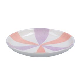 JAN '26: Pink & Lilac Porcelain Wheel Trinket Dish, £3.49