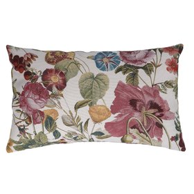 MID FEB '26: Flower Garden Jacquard Rect. Cushion w Pad, £29.99