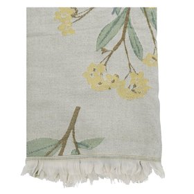 JAN '26: Yellow Oleander Flower Fine Cosy Throw, £49.99