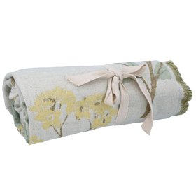 JAN '26: Yellow Oleander Flower Fine Cosy Throw, £49.99