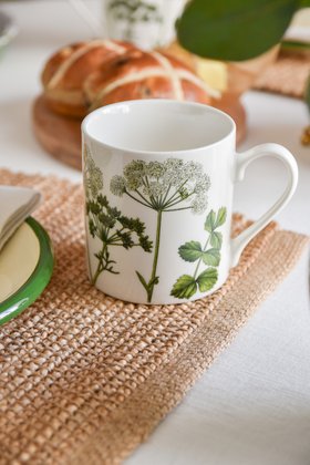 JAN '26: Bone China Mug - Spring Hedgerow, £7.49