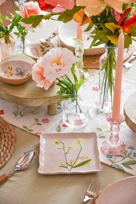 JAN '26: Stoneware Square Side Plate - Meadow, £10.99