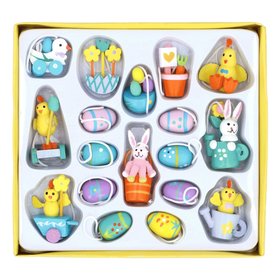 JAN '26: Wood Mini Easter Decs, Box/18, £7.99