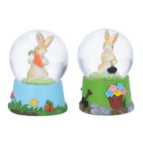 JAN '26: Easter Bunny Mini Snow Globes, Set of 2, £8.99
