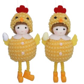 JAN '26: Fabric Girl Chick Dec, Set of 2, £7.99