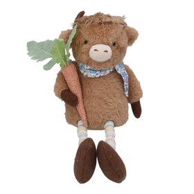 JAN '26: Fabric Shelf Sitter 28cm - Highland Cow, £23.99