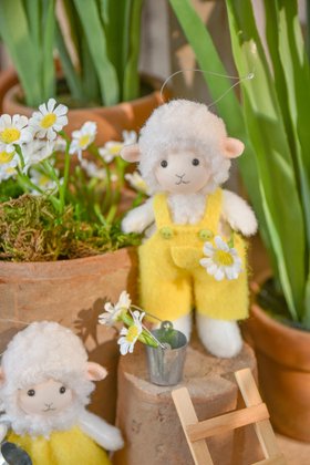 JAN '26: Fabric Lamb Boy/Girl Dec, Set of 2, £6.99